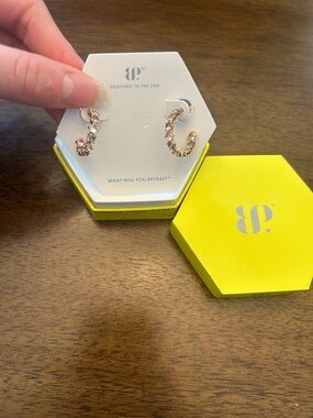 Bomb Party Rose Gold Hoop Earrings